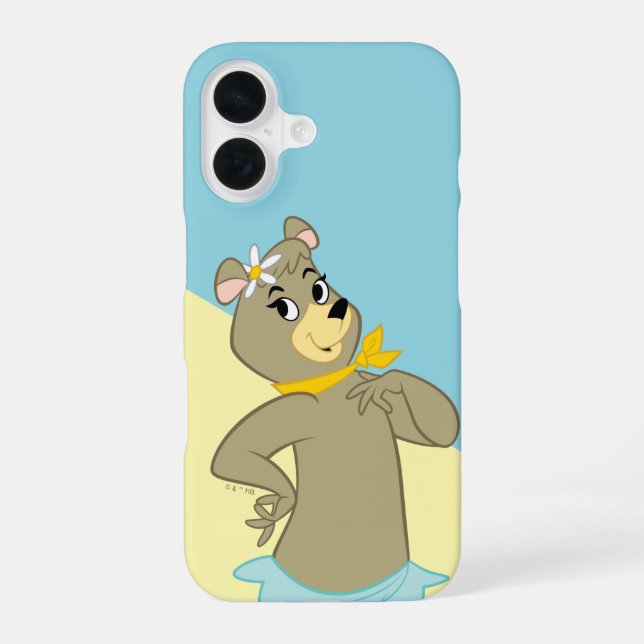 Cindy Bear Playful Pose Iphone Case (Back)