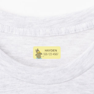 Cindy Bear Playful Pose Kids' Labels