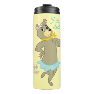 Cindy Bear Playful Pose Thermal Tumbler