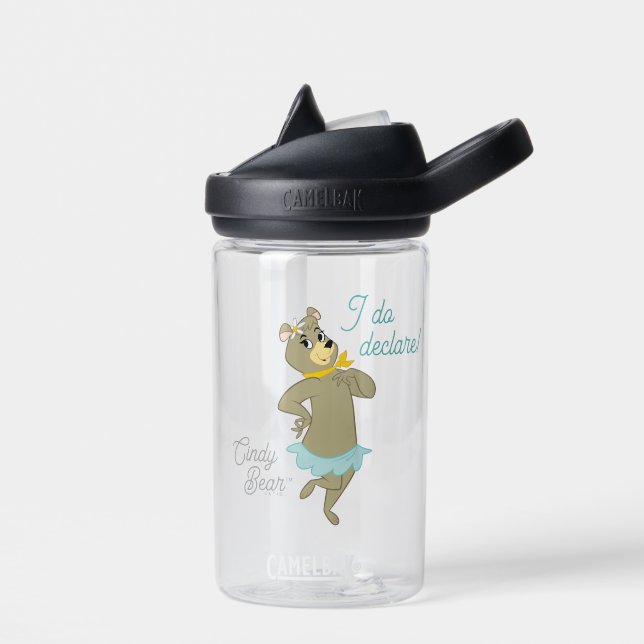 Cindy Bear Playful Pose Water Bottle (Left)