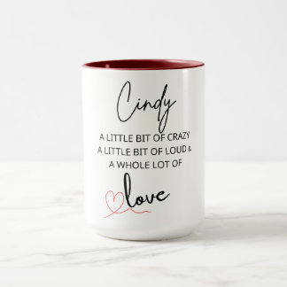 Cindy Colorful Love Mug