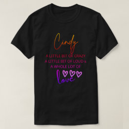 Cindy Colorful Love T-Shirt