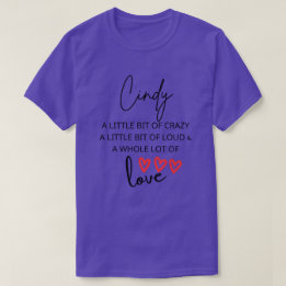 Cindy Colorful Love T-Shirt