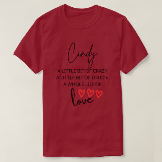 Cindy Colorful Love T-Shirt
