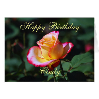 Happy Birthday Cindy Cards | Zazzle