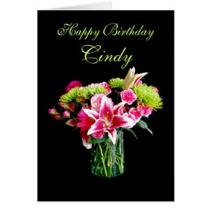 Happy Birthday Cindy Cards - Greeting & Photo Cards | Zazzle