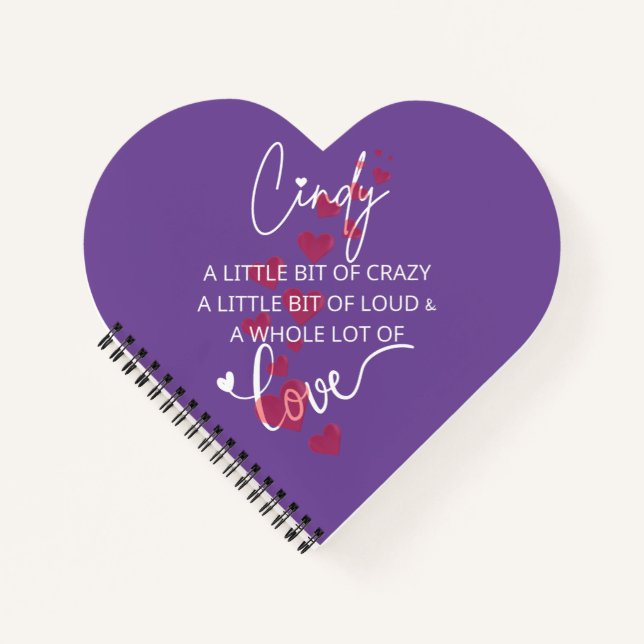 Cindy Lotta Love Notebook (Front)