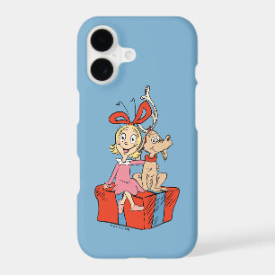 Cindy Lou Who and Max on a Present iPhone 17 Case