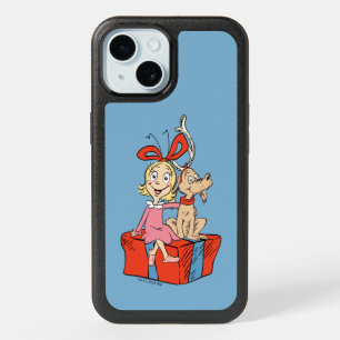 Cindy Lou Who and Max on a Present iPhone 15 Case