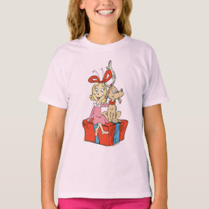 Cindy Lou Who and Max on a Present T-Shirt