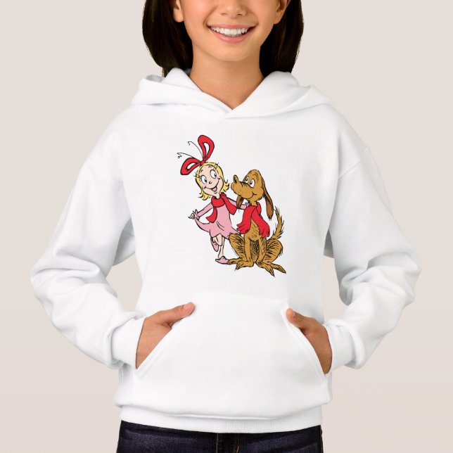 Cindy Lou Who and Max the Dog Hoodie (Front)