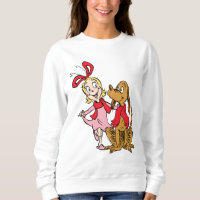 Cindy Lou Who and Max the Dog