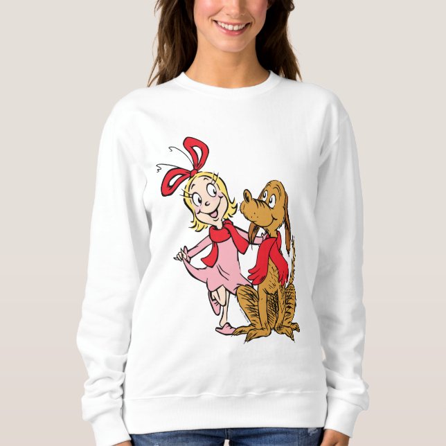Cindy Lou Who and Max the Dog Sweatshirt (Front)