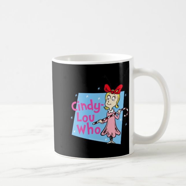 Cindy Lou Who Candy Cane  Coffee Mug (Right)
