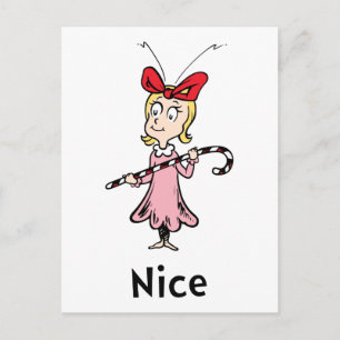  Cindy Lou Who   Candy Cane Postcard