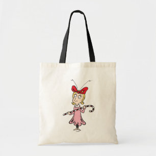 Cindy Lou Who Candy Cane Tote Bag