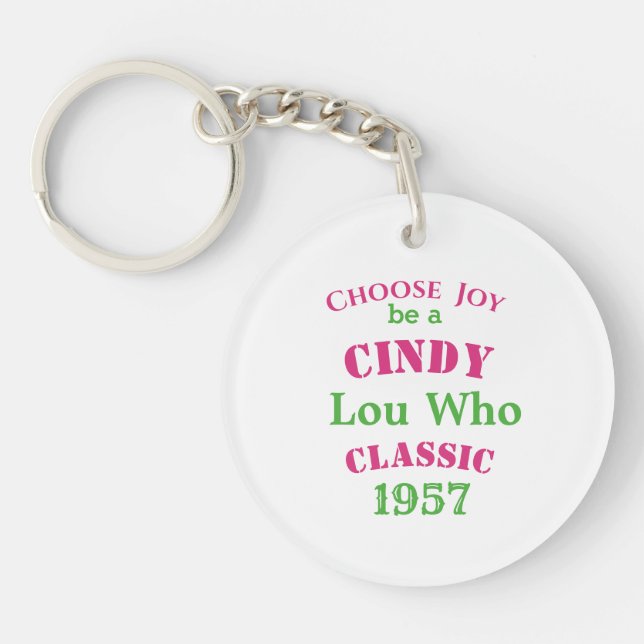 Cindy Lou Who  Classic PG2  Keychain (Front)