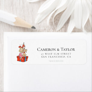 Cindy Lou Who & Max Christmas Gift Label
