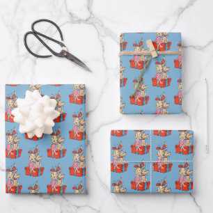 Cindy Lou Who & Max Christmas Gift Wrapping Paper Sheets