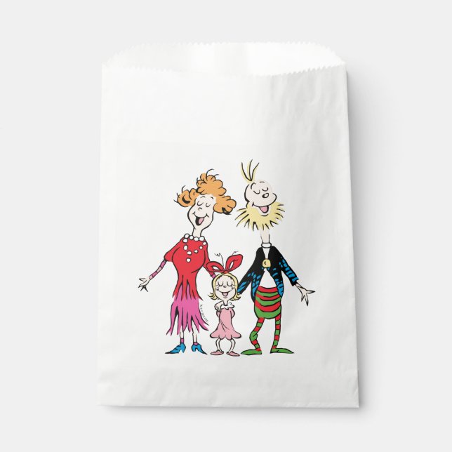 Cindy Lou Who's Family Portrait Favor Bag (Front)