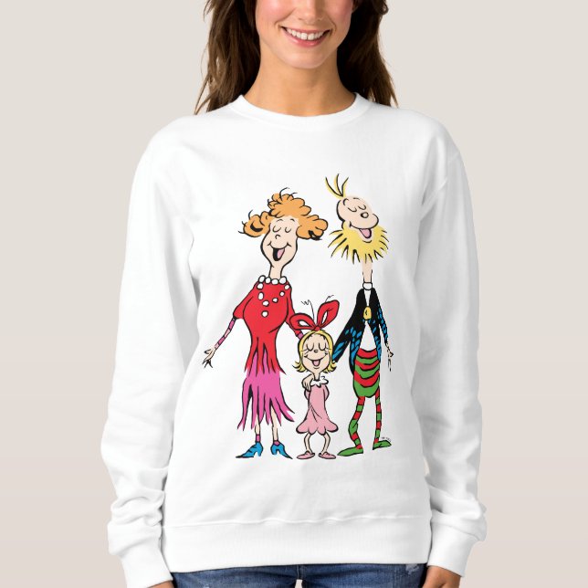 Cindy Lou Who's Family Portrait Sweatshirt (Front)