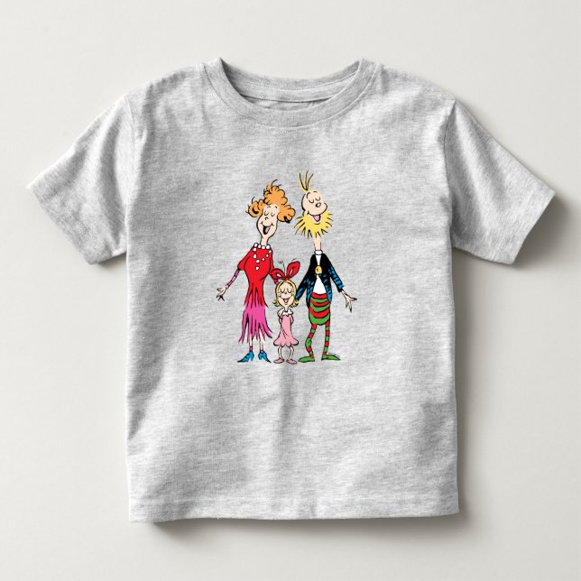 Cindy Lou Who's Family Portrait Toddler T-shirt (Front)