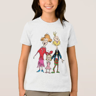 Cindy Lou Who's Family Portrait Tri-Blend Shirt