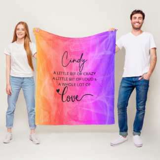 Cindy Love Fleece Blanket