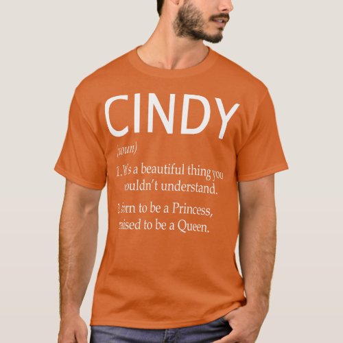 Cindy Name Gift 35 T_Shirt