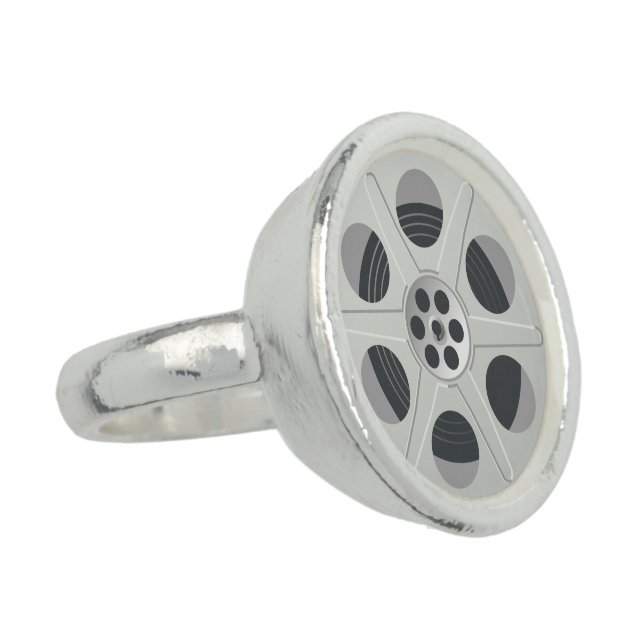 CINE REEL DESIGN FOR FILM BUFFS RING (Side)