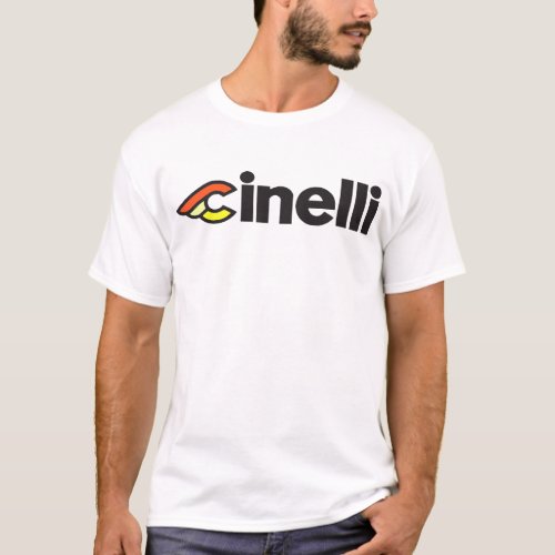 Cinelli Vintage Style Logo Cycling Campagnolo Clas T_Shirt