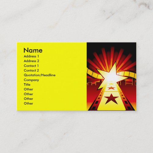 CINEMA7, Name, Address 1, Address 2, Contact 1,... Business Cards