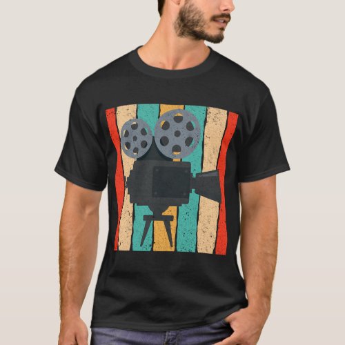 Cinema Camera Movie Projector T_Shirt