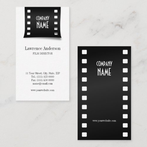 Film Strip business card
