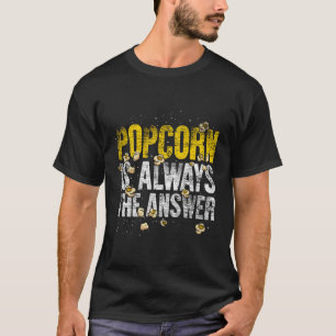Cinema Food Lover Movie Night Gift Idea Popcorn T-Shirt