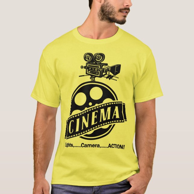(CINEMA) Logo & Graphics T-Shirt (Front)
