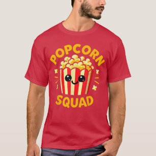 Cinema Movie Night Snack Funny Popcorn Lover famil T-Shirt