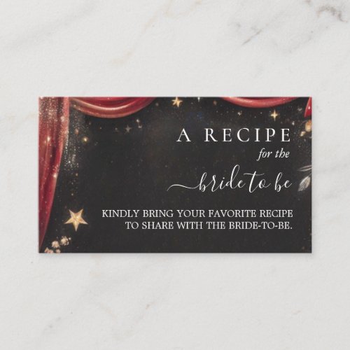 Cinema Movie Ticket Most Popular Bridal Shower Enclosure Card