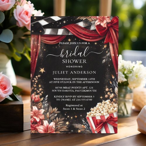 Cinema Movie Ticket Most Popular Bridal Shower Invitation