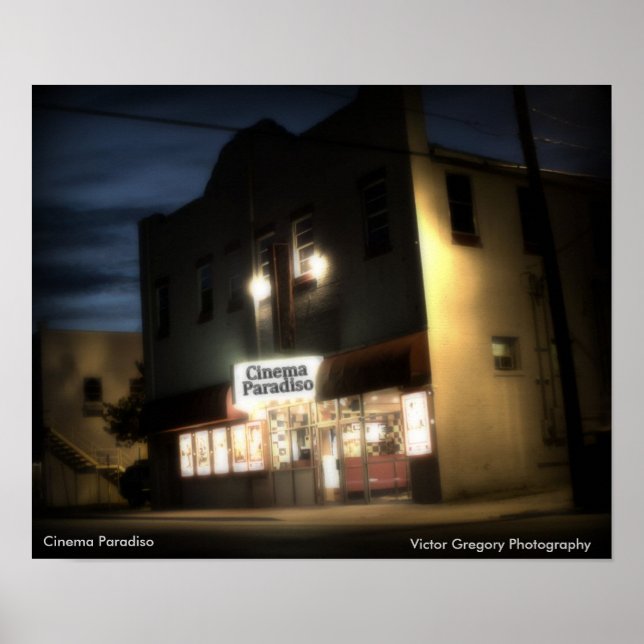 Cinema Paradiso, Victor Gregory Photography Poster (Front)
