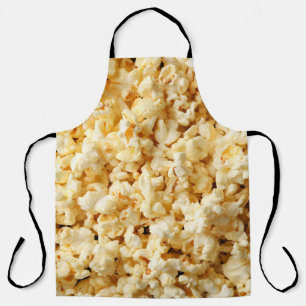 Cinema Popcorn Full Background. Apron