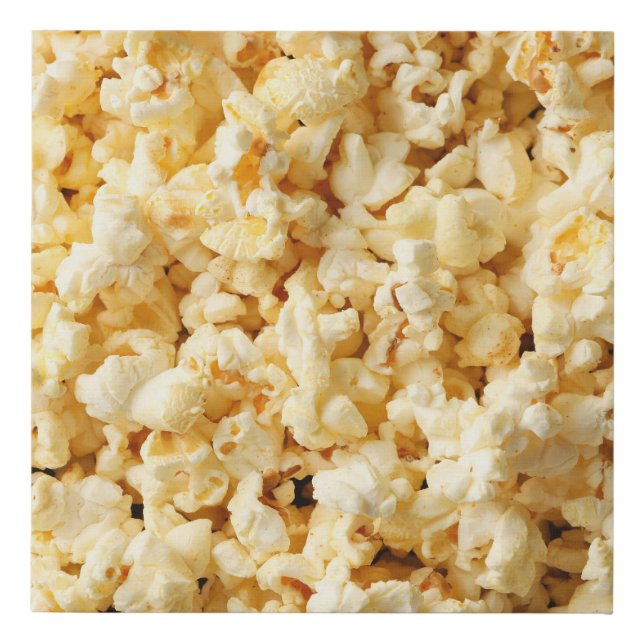 Cinema Popcorn Full Background. Faux Canvas Print (Front)