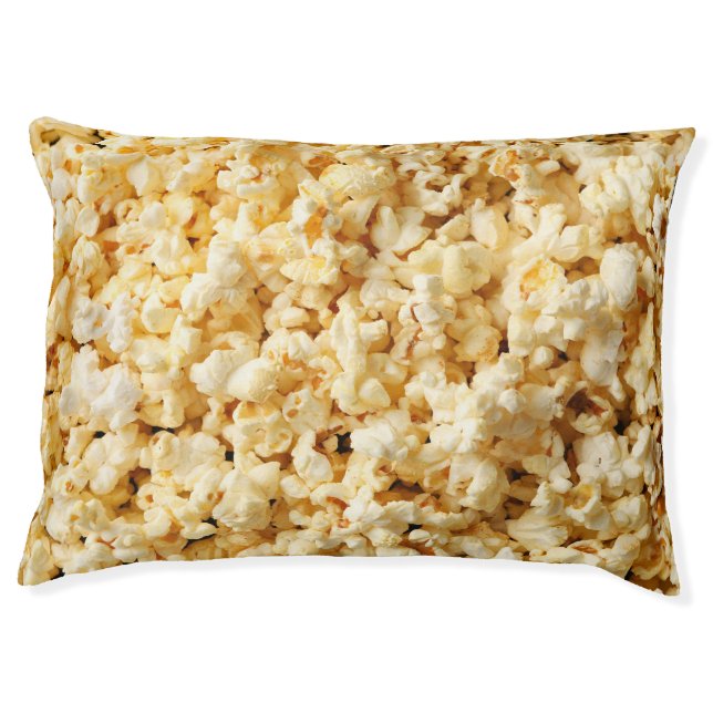 Cinema Popcorn Full Background. Pet Bed (Front)