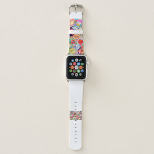Cinema retro poster. apple watch band