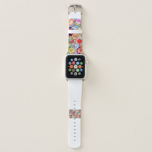 Cinema retro poster. apple watch band (Front)