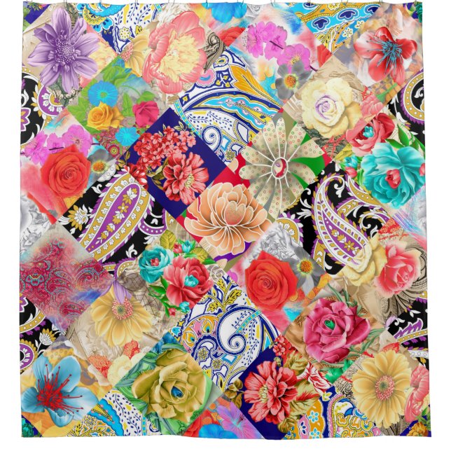 Cinema retro poster. shower curtain (Front)