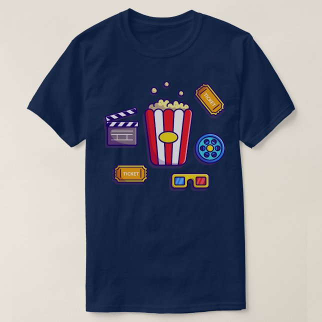 Cinema Set T-Shirt (Design Front)
