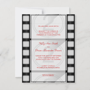 Cinema Small Rectangular Invitation