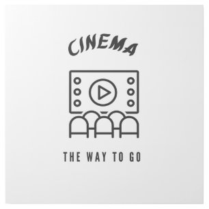 Cinema the way to go gallery wrap