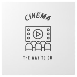 Cinema the way to go gallery wrap
